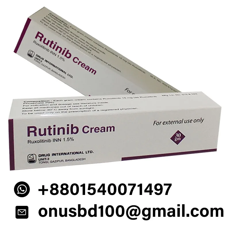 Rutinib Cream (Generic Ruxolitinib) – Topical JAK Inhibitor for Vitiligo & Atopic Dermatitis Treatment
