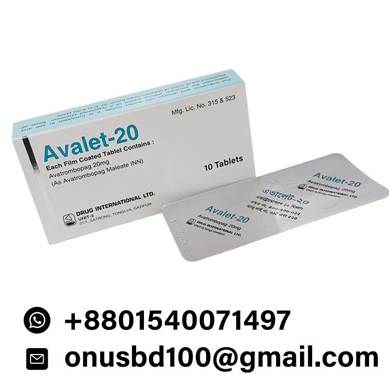 Avalet 20mg 28 Tablets