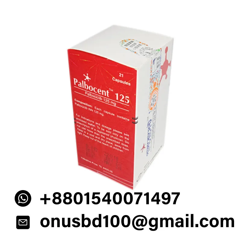 Palbocent 125 mg capsule is the generic version of Palbociclib whhich is manufactured by the Incepta pharmaceutical to treat HR+ advanced breast cancer.