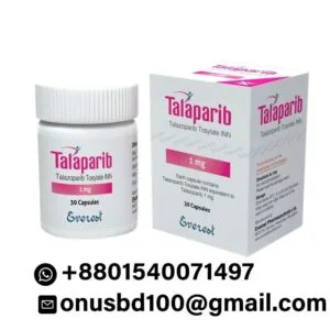 Talaparib 1 mg for gBRCA muted HER2 negative locally advanced or metastatic breast cancer