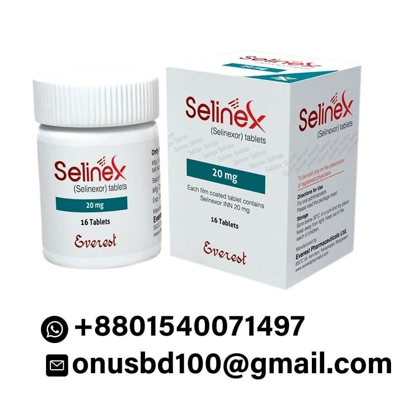 Selinexor 20 mg (Selinex) tablets packaging front view
