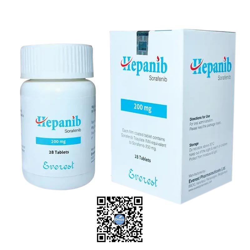 Sorafenib tosylate 200 mg (Hepanib) in Bangladesh