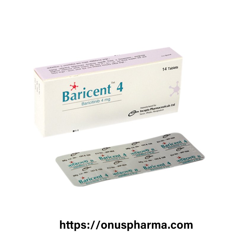 Baricitinib 4 mg tablet (Baricent)
